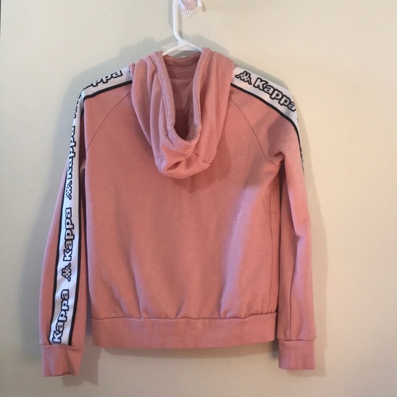 This is an extra small, pink Kappa hoodie. - Picture 2 of 4